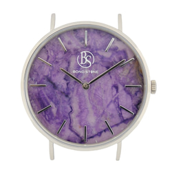 BOND STONE [SHINE]僅限紫水晶40mm天然石錶殼（皮帶另售） 第1張的照片
