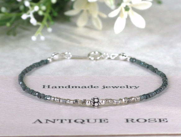 ❮再販×24❯　アンティークNo.8★フランス製アンティークビーズ ブレスレット 1枚目の画像