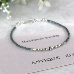 ❮再販×24❯　アンティークNo.8★フランス製アンティークビーズ ブレスレット 2枚目の画像