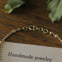 ❮再販×6❯ アンティークNo.19★フランス製アンティークビーズ ブレスレット 6枚目の画像