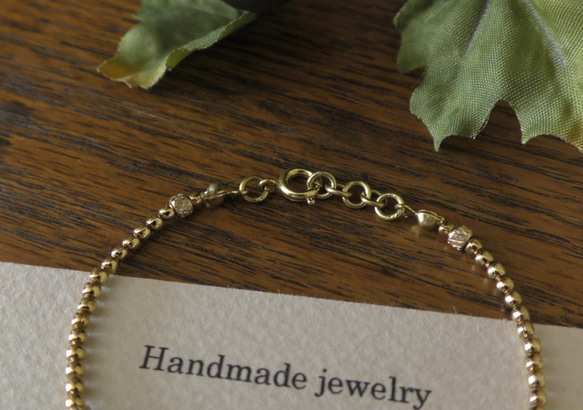 ❮再販×6❯ アンティークNo.19★フランス製アンティークビーズ ブレスレット 6枚目の画像