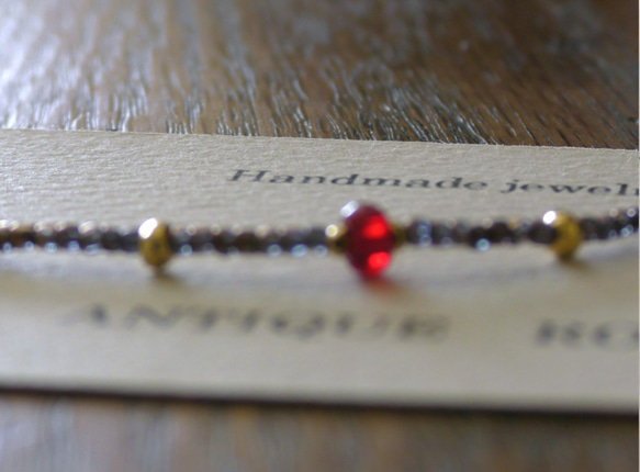 ❮再販×6❯ アンティークNo.19★フランス製アンティークビーズ ブレスレット 8枚目の画像