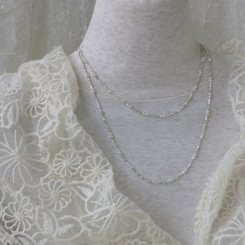 再販×21❯ カレンシルバー☆ ネックレス No. 5 (ロング) ネックレス