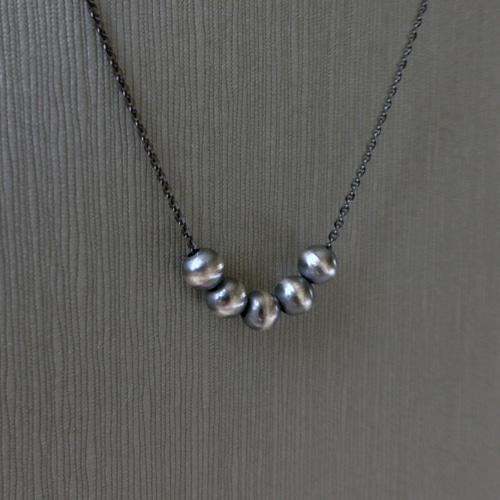 再販❯ SV925☆ ナバホパール ネックレス ネックレス