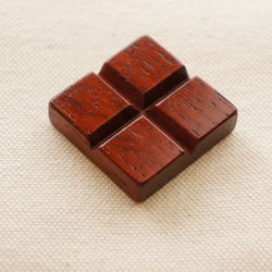 チョコレートみたいなカトラリー置き クロス風味 3枚目の画像