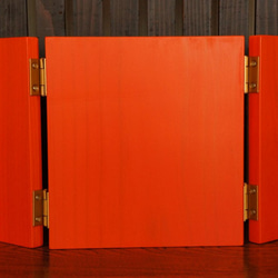 飾り物・縁起物と一緒に飾れるミニパネル　金　橙　 4枚目の画像