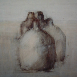 立ち上がる馬」・飽きの来ない癒しの絵（油彩F100号）＊額縁込み 福島