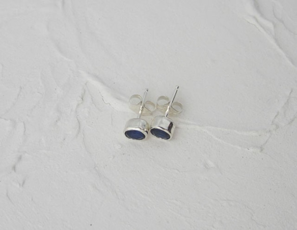 藍寶石耳環（銀）（銷售合同） 第2張的照片