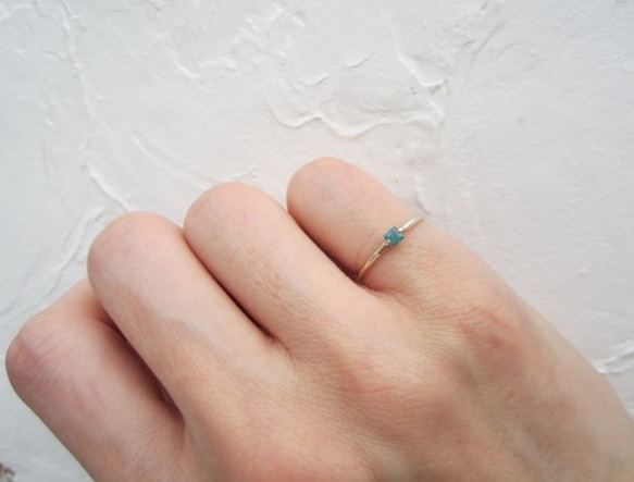 Paraiba電氣石·粉紅戒指（10k）（已售） 第4張的照片