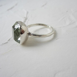 綠色石英環（silver925）（儲備分鐘） 第2張的照片