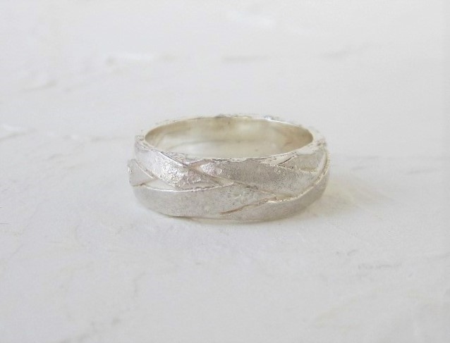 ☆受注制作☆silver925 テクスチャー・リング【送料無料】