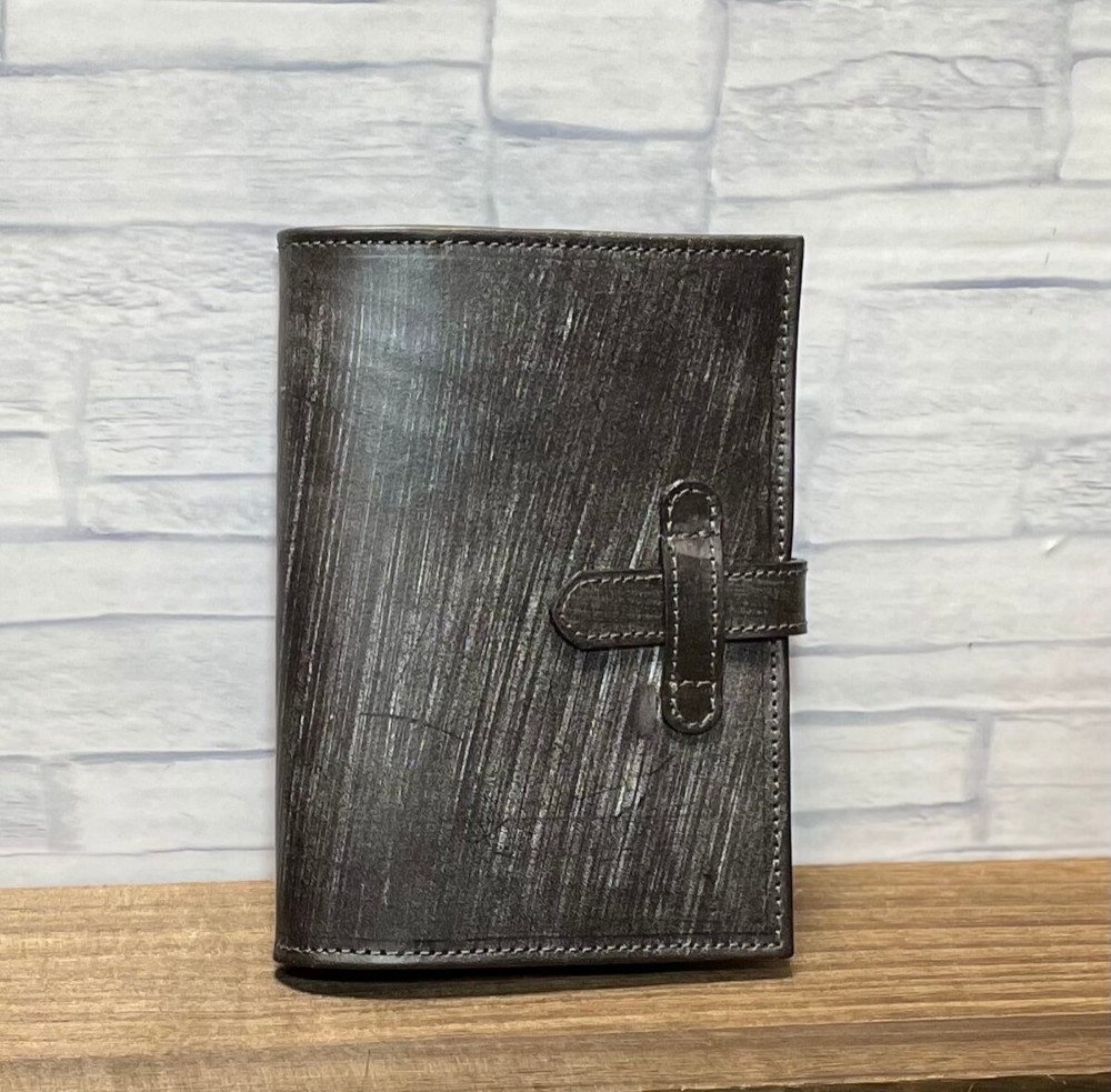 B7サイズ★ブライドルレザーのシステム手帳 87