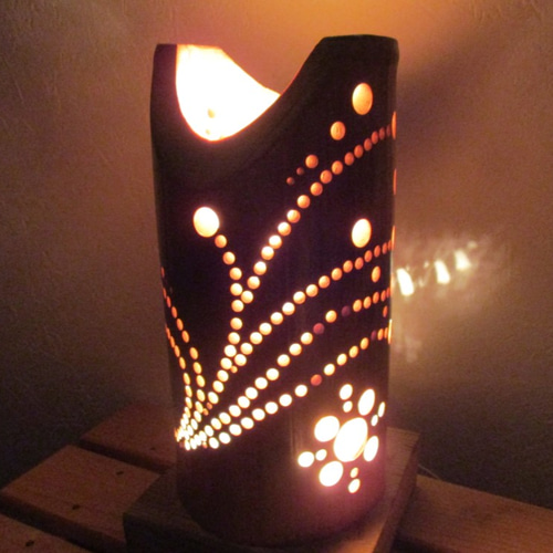 竹のランプシェード花びら2 スタンドライト・テーブルランプ 灯家