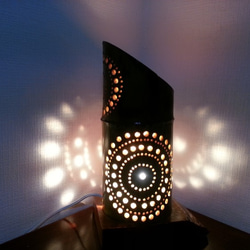 竹灯籠　〜〜アートランプ〜〜 竹灯篭竹アート灯花火1 スタンドライト・テーブルランプ 灯家 通販