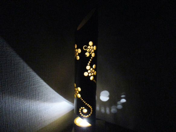 竹のランプシェード花びら 1枚目の画像