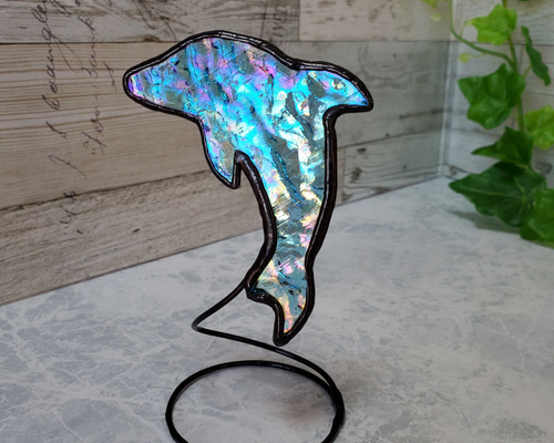 イルカの ステンドグラス その他インテリア雑貨 さくら工房 通販