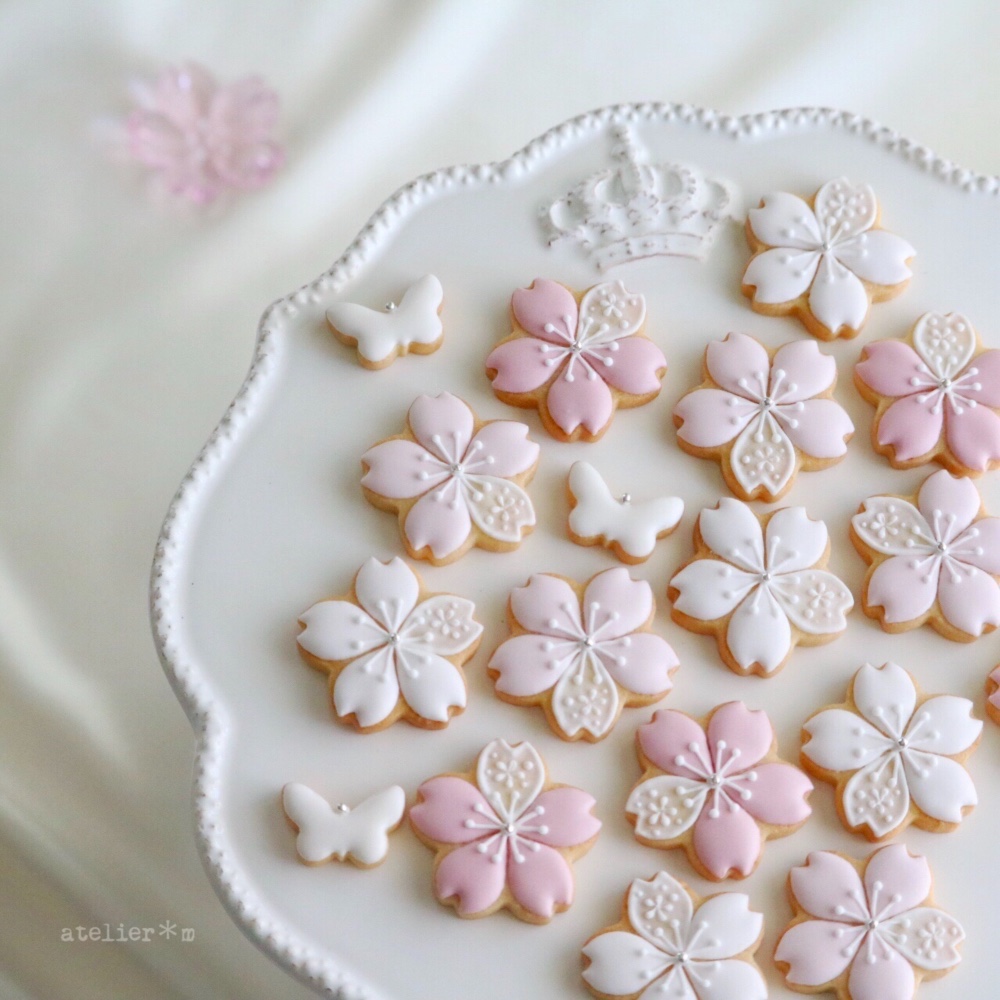 卒業・入学のプレゼントに♡桜のメッセージクッキー