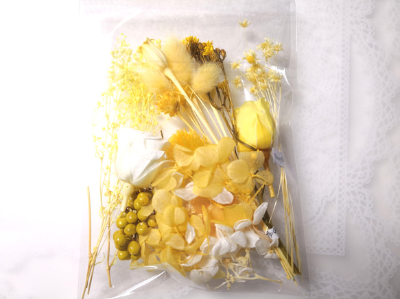 花材　ゴールド&シルバー系　キラキラミックス　ハーバリウム　アロマワックスバー 5枚目の画像