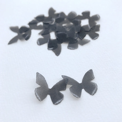 8枚 約2cm (小)   素材   蝶々パーツ ちょうちょ 羽  シフォンパーツ  HB3 レジン封入 1枚目の画像