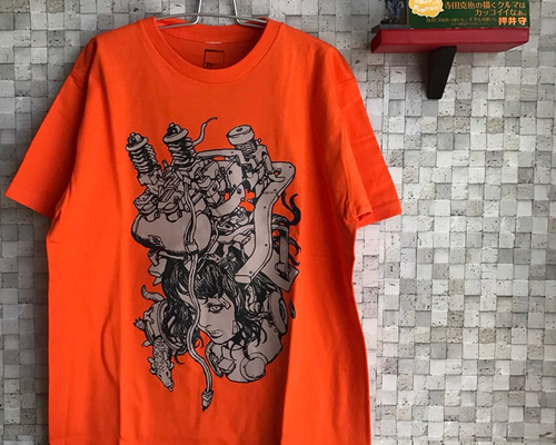 寺田克也イラスト！『ババヤガの夜』Tシャツ＜白＞ 寺田克也イラスト！『ババヤガの夜』Tシャツ＜黒＞ : 河出