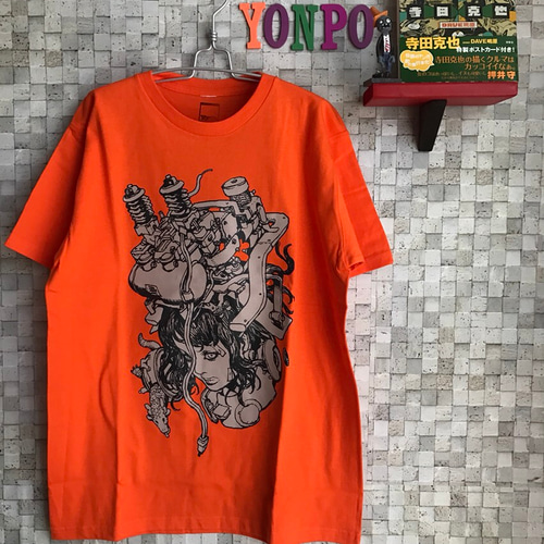 寺田克也Tシャツ headmachinegirl Tシャツ yonpo 通販 5002842
