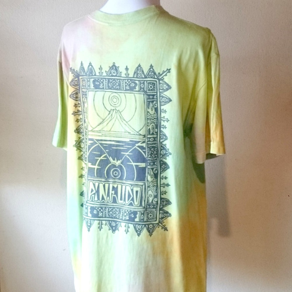 Dream color tie-dye T-shirt /M 5枚目の画像