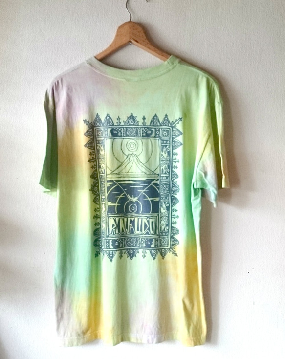 Dream color tie-dye T-shirt /M 2枚目の画像