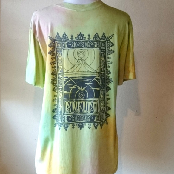 Dream color tie-dye T-shirt /M 6枚目の画像