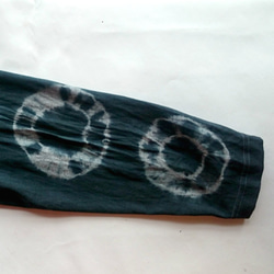 Black tie-dye Raglan sleeve T-shirt /XXL 3枚目の画像