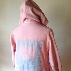 [再販]"Red Iron Oxide" natural dyed hoodie /M 8枚目の画像