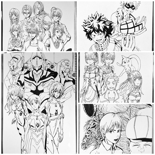 オリジナルイラストです。オーダーメイドも可能ですのでどのような絵  