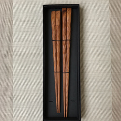 天然木 屋久杉 夫婦箸 ハンドメイド 3枚目の画像