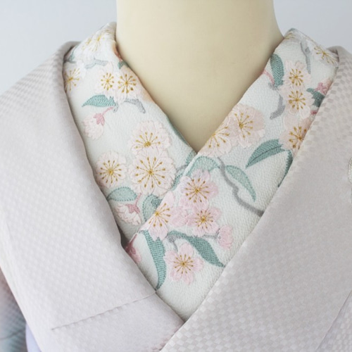 桜尽くしの豪華な刺繍半襟 和装小物（帯・半襟） Berry工房 通販