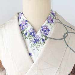 あじさい（紫陽花）刺繍半襟 和装小物（帯・半襟） Berry工房 通販