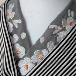桜の刺繍半衿 1枚目の画像