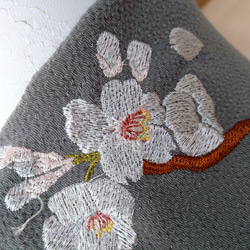 桜の刺繍半衿 4枚目の画像