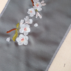 桜の刺繍半衿 6枚目の画像