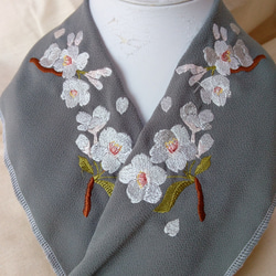 桜の刺繍半衿 7枚目の画像