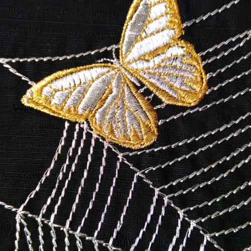 蜘蛛の巣の刺繍名古屋帯 和装小物（帯・半襟） Berry工房 通販 8633210
