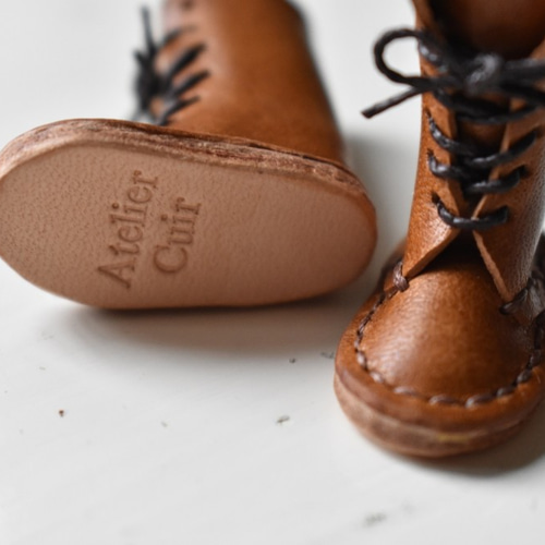ブライス　ミニチュアブーツ　coffee brown カラーオーダー＊ミニチュアブーツ ミディブライスサイズ その他