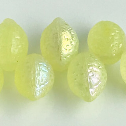 再販未定【11x9㍉ 8個】レモン＊aurora light yellow＊ 3枚目の画像