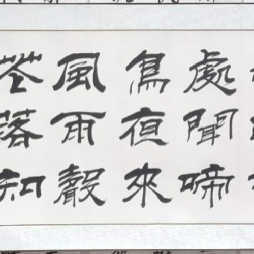 書道家が書く 漢詩の「春暁」（隷書・表装済み） 書道 GOODMOOD 通販