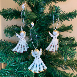 クリスマスツリーのオーナメント　天使 3枚目の画像