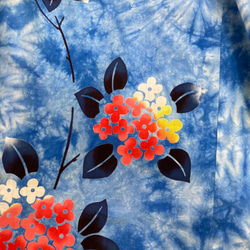 ゆかた地スカート＊ふんわりバルーン型「紫陽花」 6枚目の画像