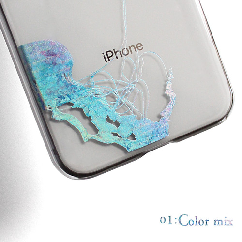 ホログラムver 010 クラゲ スマホケース iPhoneケース iPhone17