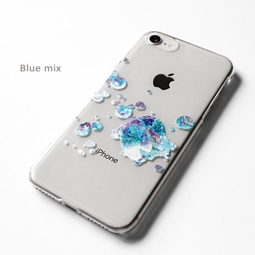 Society6 iPhone5用 Salt Water Cure 海 ケース カバー 2個セット 浮 浮く 防水ケース iphone スマホ 海 プール 海の中