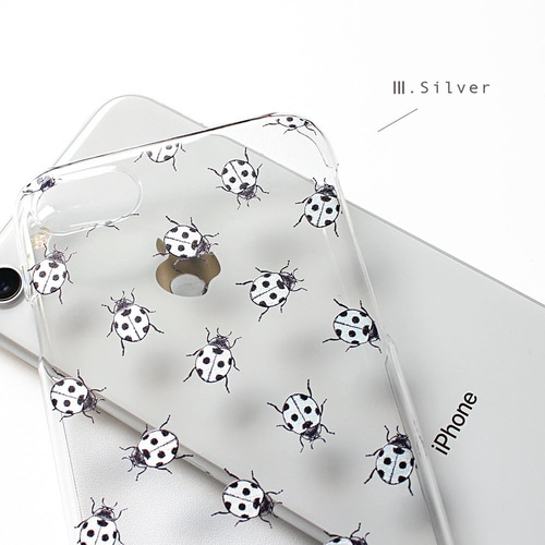 箔加工 てんとう虫柄スマホケース iPhoneケース iPhone17