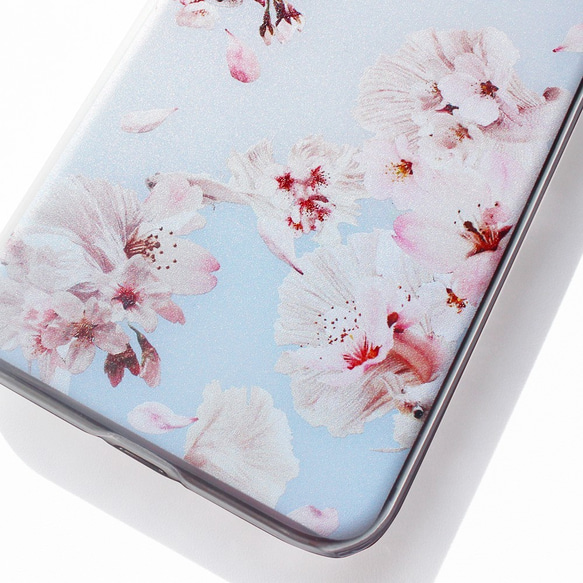 模仿鬥魚（SAKURA）櫻花手機殼 iPhone 手機殼 iPhone 17+ 花朵透明安卓 第3張的照片