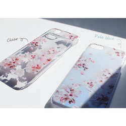 模仿鬥魚（SAKURA）櫻花手機殼 iPhone 手機殼 iPhone 17+ 花朵透明安卓 第4張的照片