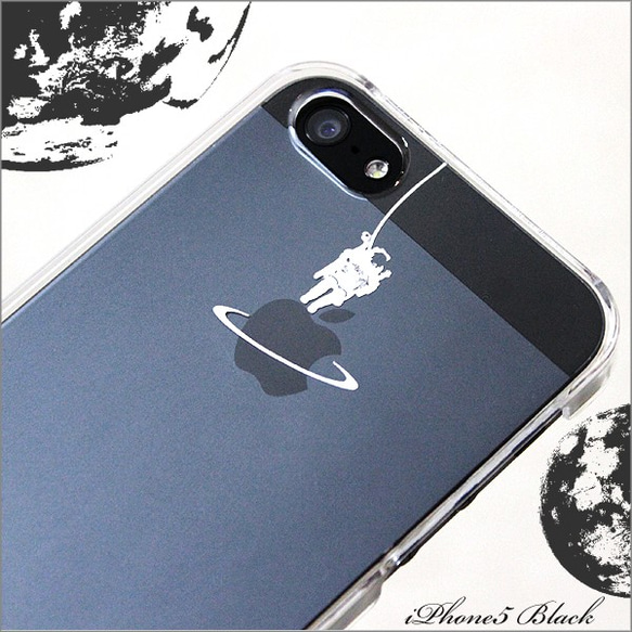 太空人降落神秘星球手機殼 iPhone 手機殼 智慧型手機殼 iPhone 17e ~ 簡約透明單點 第2張的照片